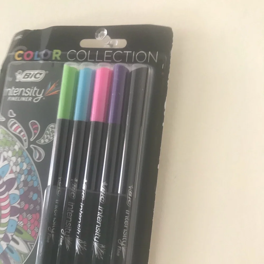 Bic Intensity Fineliner 0.4mm Color Collection 5ct